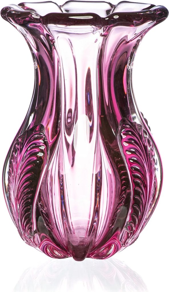 Vaso Murano Sicilia M   Quartzo Pink