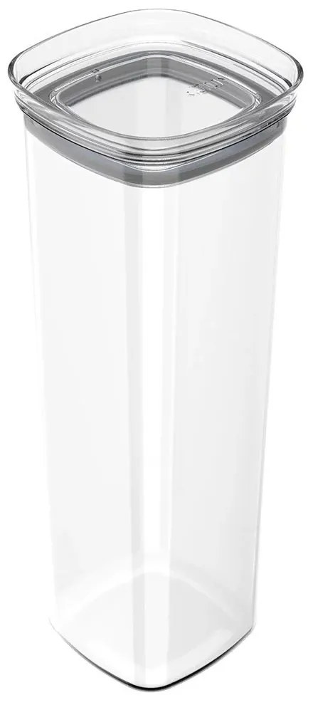 Pote Hermético de Acrílico Quadrado (0,45L - 1L- 1,5L - 2L)