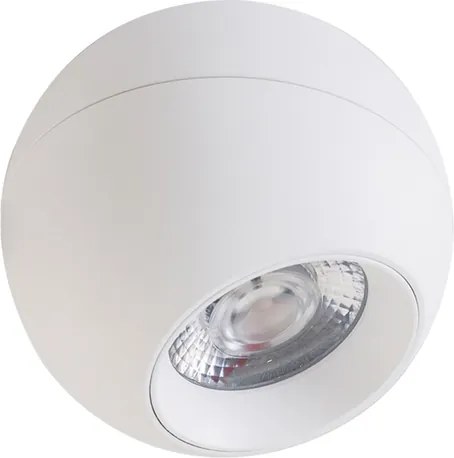 Spot Led Sobrepor Aluminio Branco 7W 24 3000K Iris