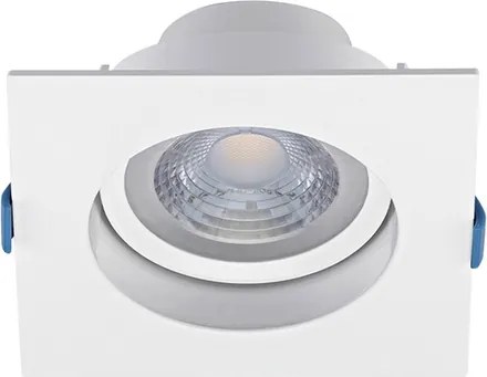 Plafon Led Embutir Branco 7w 580lm Luz Amarela Evo