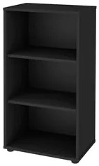 Estante Livreiro Clean 45cm com 2 Prateleiras Preto - Artany