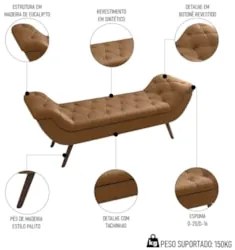 Cabeceira Cama Box Queen 160cm Provença e Recamier Veneto Z37 Sintétic