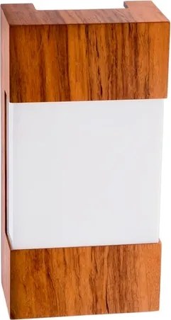 Arandela Madeira Imbuia 15X9cm Clean