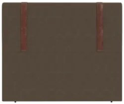 Cabeceira Cama Box King 193cm Estofada Glory Saturno Marrom Z04 - Mpoz