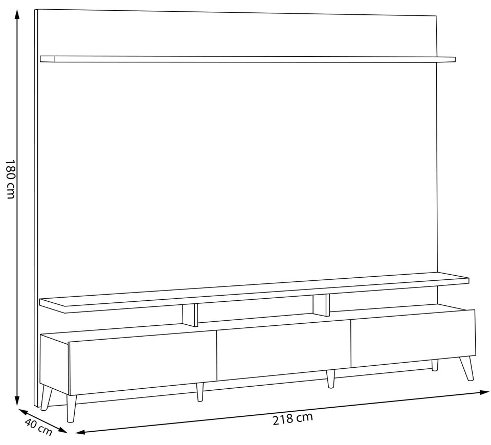 Home Suspenso Decorativo 218cm Easton Nature/Off White G29 - Gran Belo