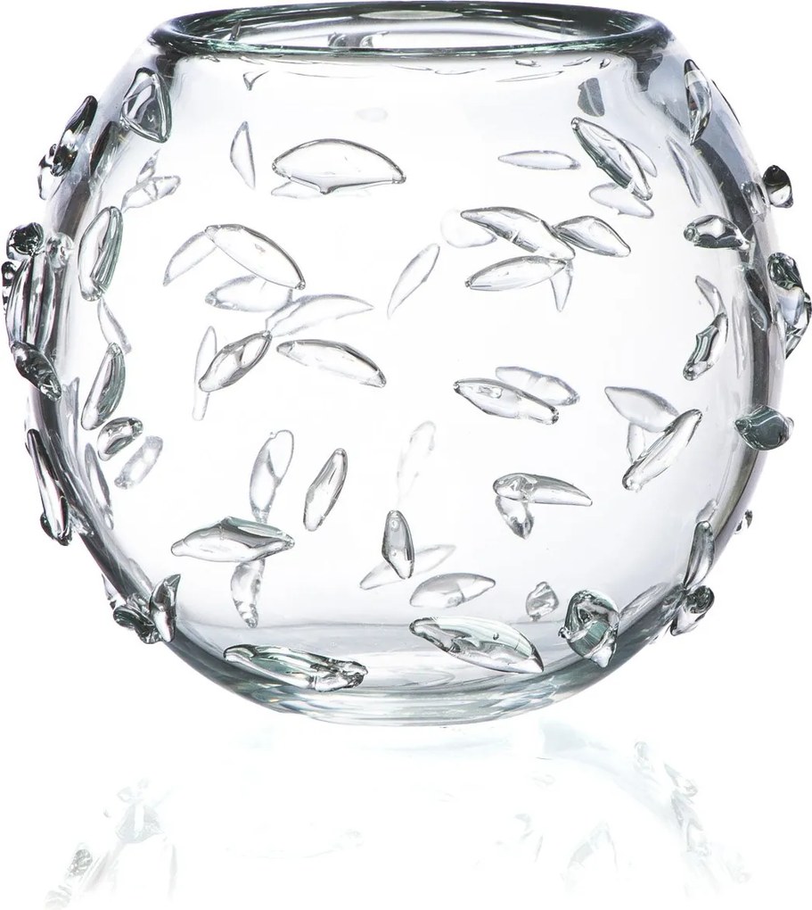 Vaso Murano Halo G  Cristal Transparente