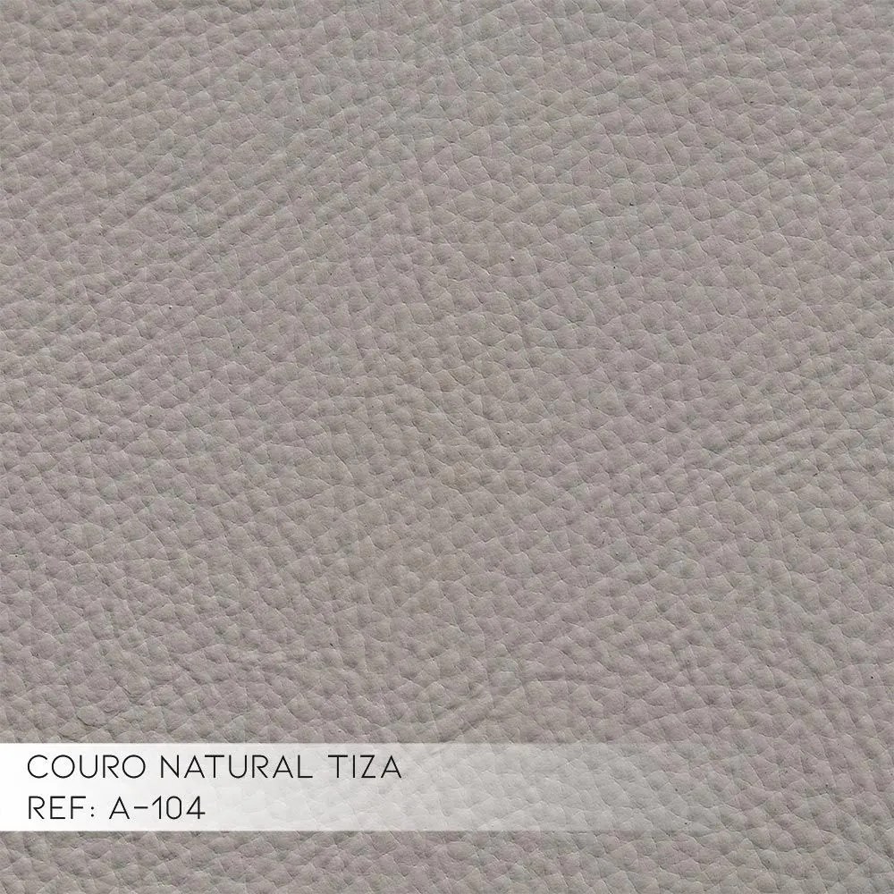 Kit 2 Poltronas Decorativa Sala de Estar Pés Palito Lubbock Couro Off White G58 - Gran Belo