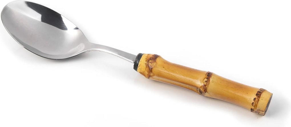 Colher de Mesa Bambu Natural - Inox  Inox