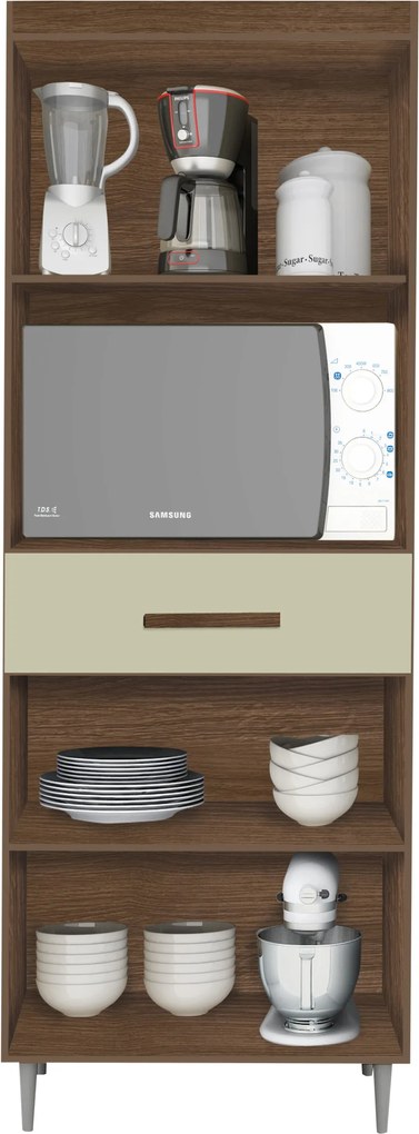 Cozinha Duda Nature Off White - São Miguel Móveis