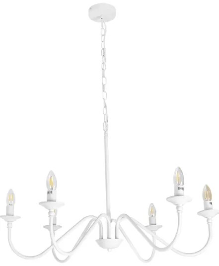 Lustre Metal Branco Colonus