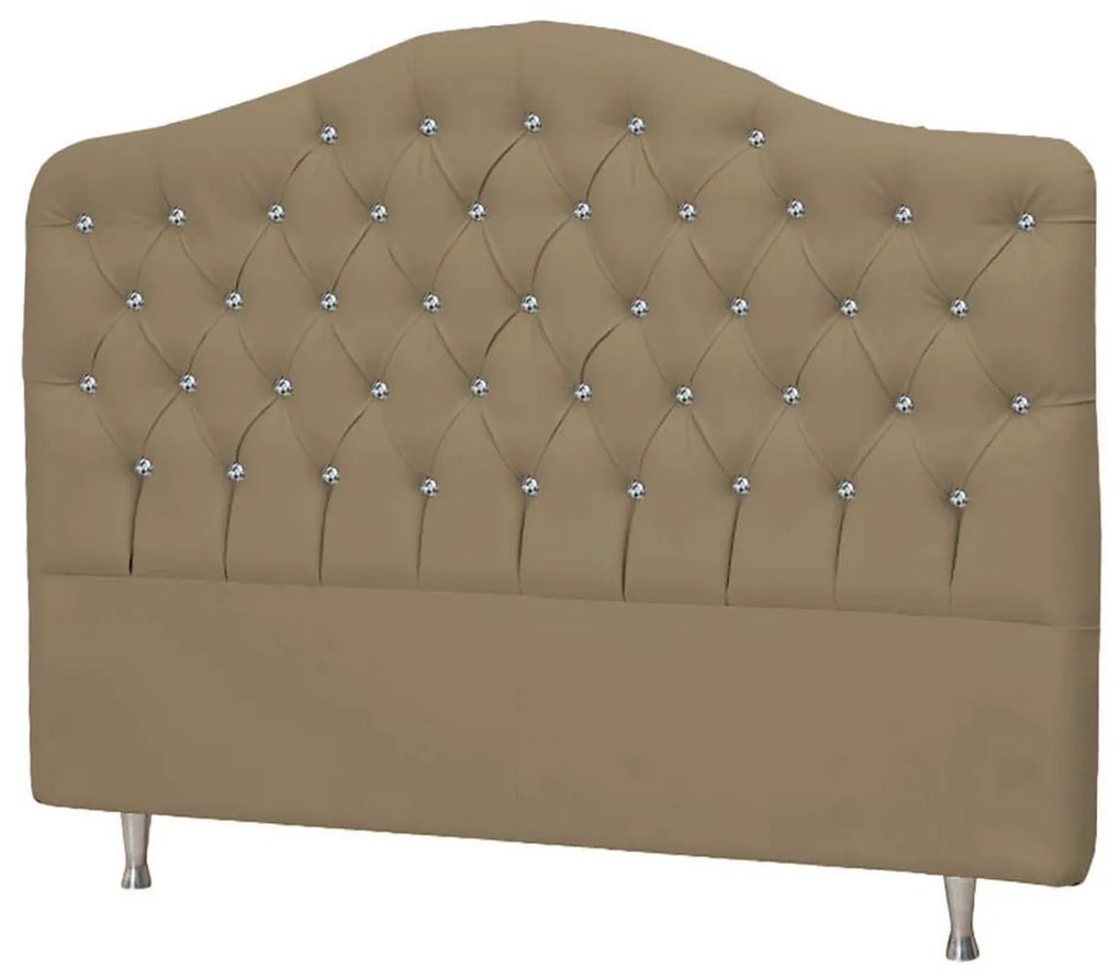 Cabeceira Casal Florence P04 140 cm Suede - ADJ Decor