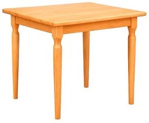 Mesa Quadrada Údine em Madeira Natural Acetinado 80x80x76cm Piratini