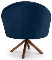 Kit 2 Poltronas Decorativas Giratórias Base Giromad Madeira Rafa C-304