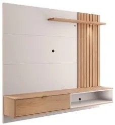 Painel Bancada Suspensa para TV até 65 Pol. Ripado 180cm Tocantins Off