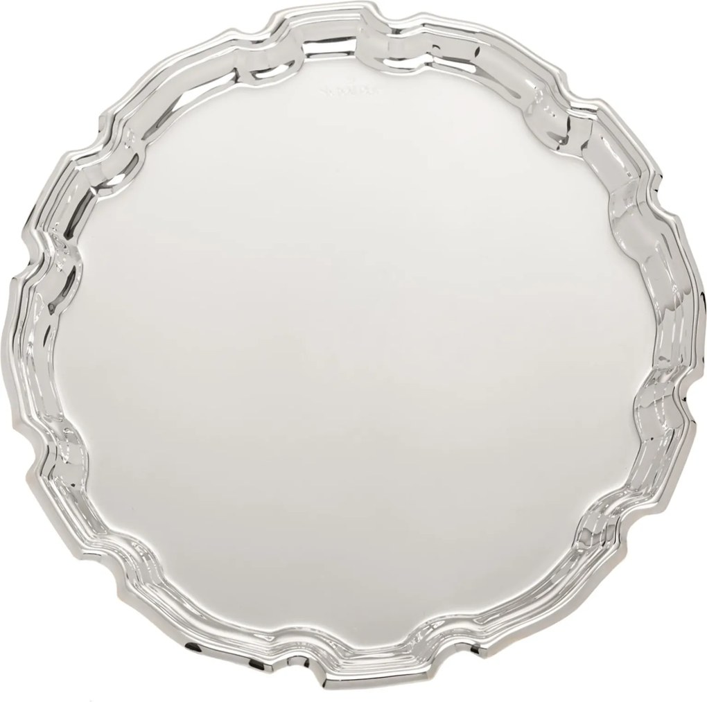Salva Shefield Plate Redonda G - Prata  Prata