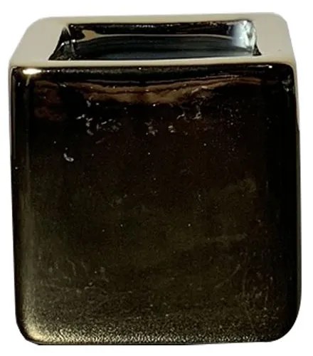 Vaso Em Cerâmica Dourado 4,5cm F04 - D'Rossi