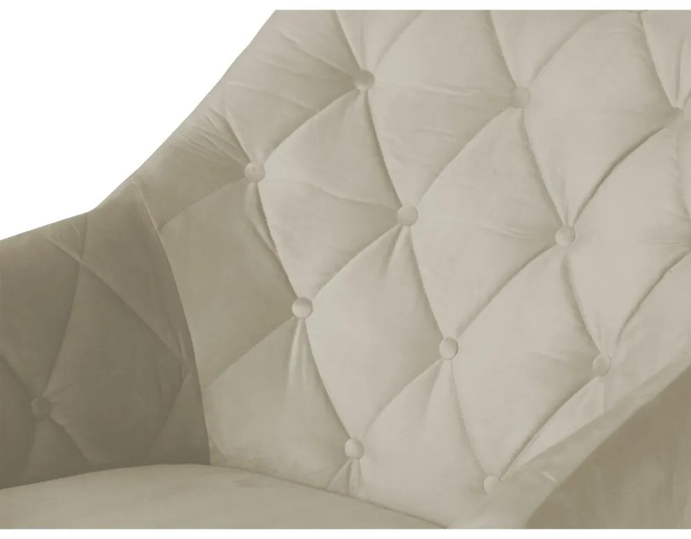Kit 2 Poltronas Atena Decorativa Botonê Pés Palito Veludo Bege