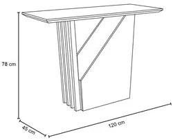 Aparador Para Sala de Estar Venetti N02 Ypê/Off White - Mpozenato