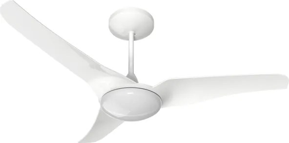 Ventilador De Teto Led Termoplástico Branco 12w 4500k Slim