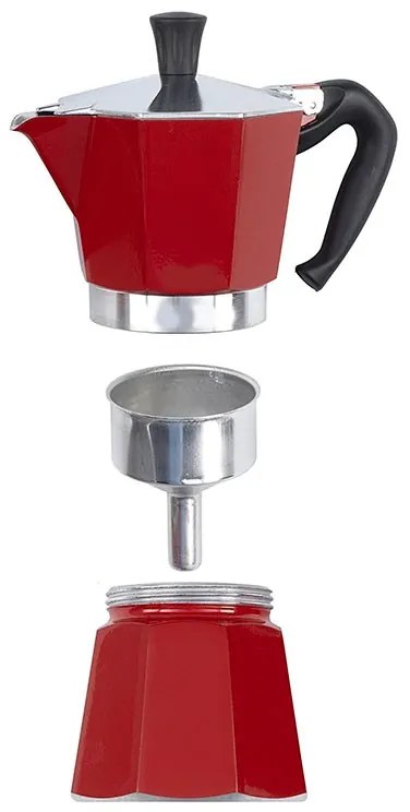 Cafeteira Italiana - Vermelho