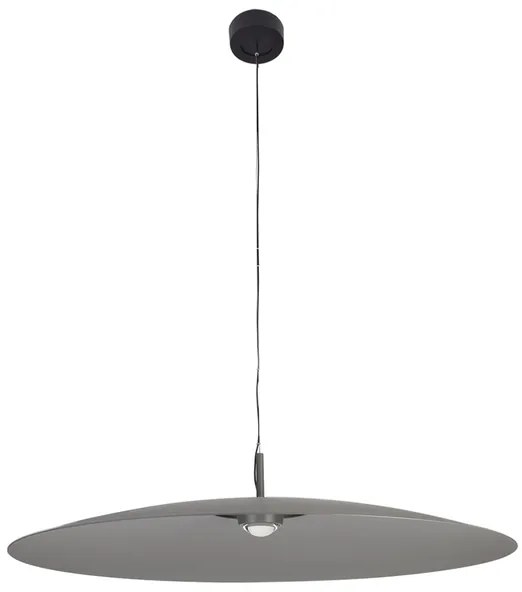 Pendente Led Aluminio 17W 60 3000K 90Cm Plato - CINZA ESVERDEADO