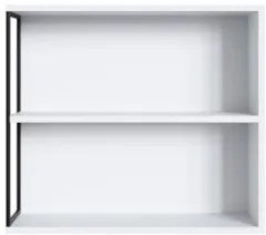 Armário de Banheiro Espelheira Com 1 Porta Click Branco Z54 - Mpozenat