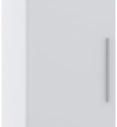 Guarda Roupa Modulado Sapateira 50cm 1 Porta Taiga Branco L01 - Mpozen