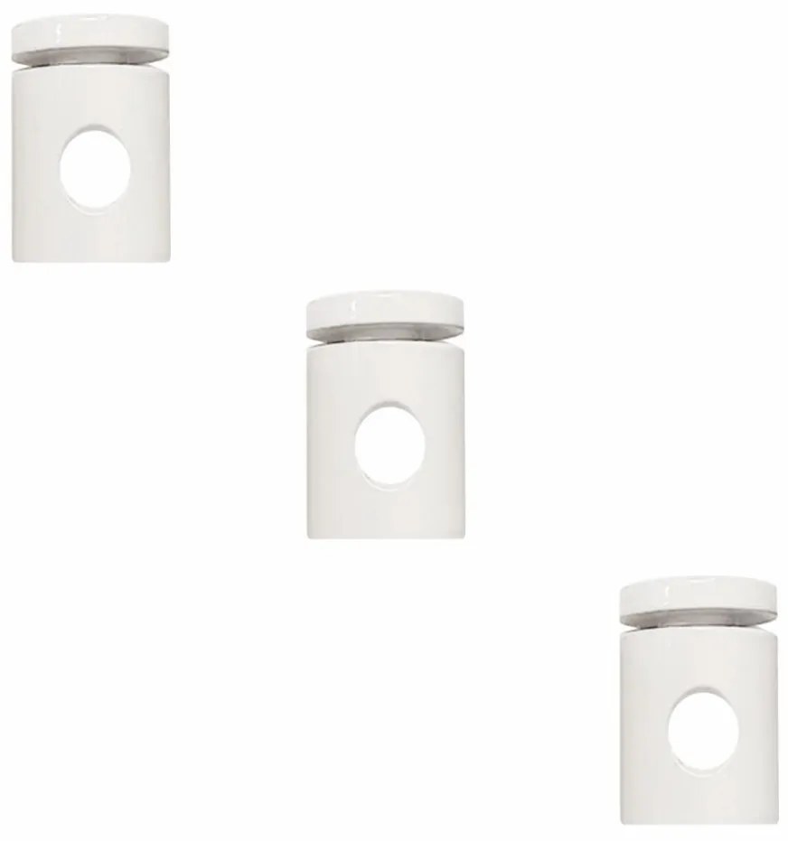 Kit-3 Desviador de Cabo Para Lustres e Pendentes e Luminária MD-6005/3 Branco
