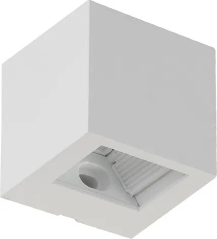 Arandela Led Abs 2W 3000K Ip65 0 A 90 Block - BRANCO