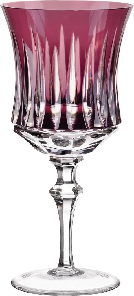Taça de Cristal Lapidado P/ Vinho Branco 270ml - Ametista - 66 Ametista - 66
