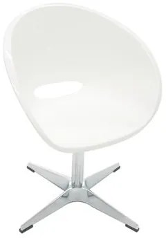 Cadeira Elena branca base X Tramontina