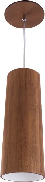 Pendente Madeira Imbuia Conico