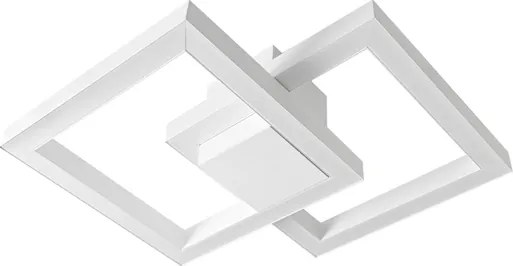 Plafon Led Sobrepor 50,4W 2661Lm 3000K Fit Square - BRANCO