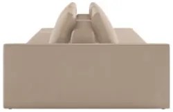Sofá Ilha Modular com Puff para Sala Living 312cm Georgia Z08 Veludo B