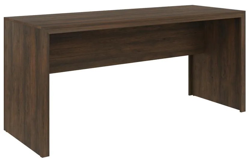 Mesa Reta Escrivaninha Escritório Home Office 163cm Rústico