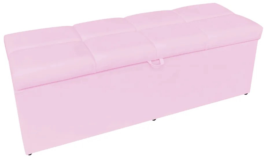 Calçadeira Nina 160 cm Suede Rosa Bebê D'Rossi