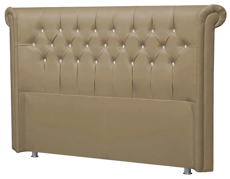 Cabeceira Casal Brescia P04 140 cm Suede - ADJ Decor