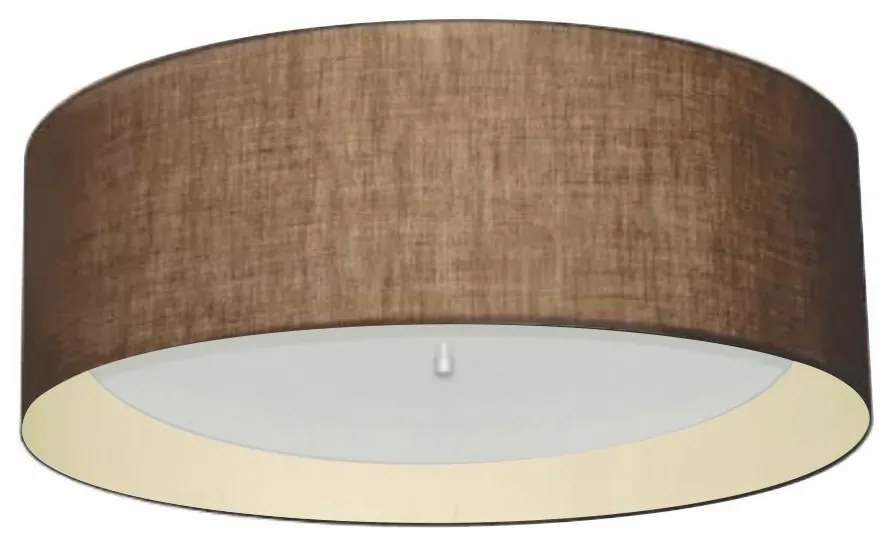 Plafon Para Dormitório Cilíndrico SD-3008 Cúpula Cor Café Bege