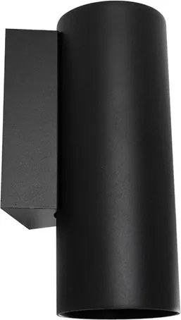 Arandela Aluminio Preto 7,6Cm Lisse