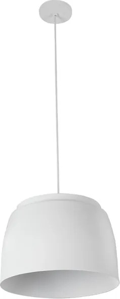Pendente Alumínio Ø33cm Zo'É - BRANCO
