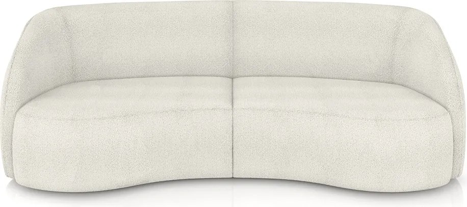 Sofá Decorativo Sala de Estar Bipartido 288cm Clarke Bouclê OffWhite G45 - Gran Belo