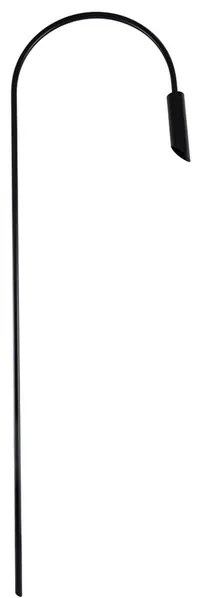 Poste 121Cm Gu10 Ip43 Aluminio Preto Fosco Tecnica