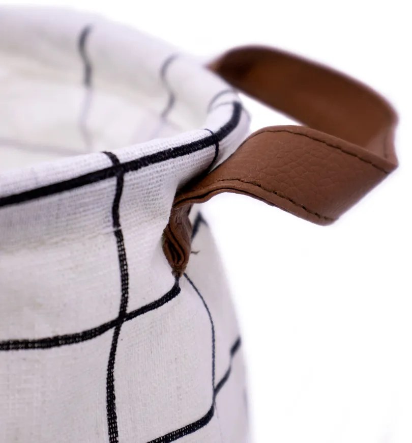 Cesto Decorativo Multiuso Organizador Grid 15x26x26 cm - D'Rossi