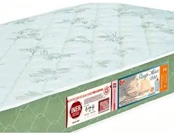 Colchão Solteiro Sleep Max Espuma D33 120x203x18cm Branco/Verde - Cast