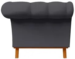 Sofá para Sala de Estar 150cm 1 Lugar Base Madeira Império C-03 Corano