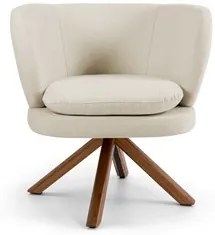Poltrona Decorativa Sala de Estar Melissa Base Giromad Giratória C-107