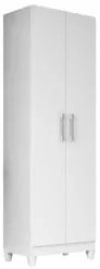 Kit 3 Armários Multiuso Organizador 2 Portas Astrid Z17 Branco - Mpoze