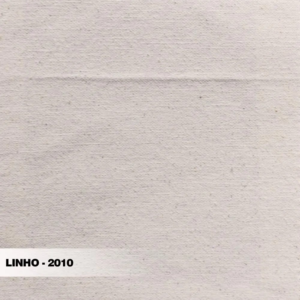 Sofá Decorativo 3 Lugares 250cm Pés em Madeira Buzz Linho Off White Rústico G63 - Gran Belo