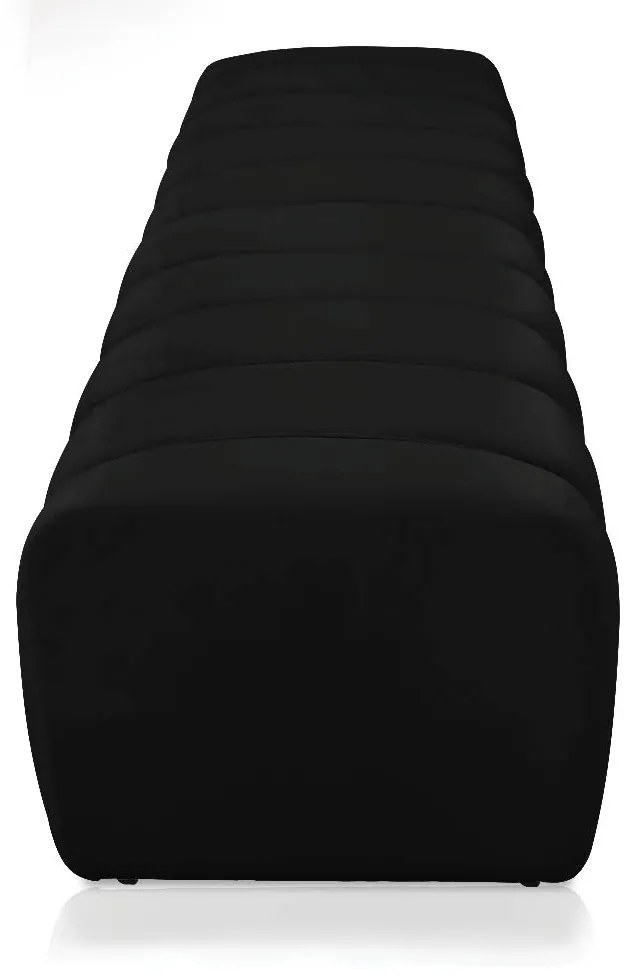 Calçadeira Olivia Queen 160 cm Veludo M11 - D'Rossi
 - Preto