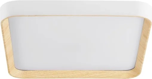 Plafon Led De Sobrepor Quadrado Metal 36W 3000K Eve - BRANCO